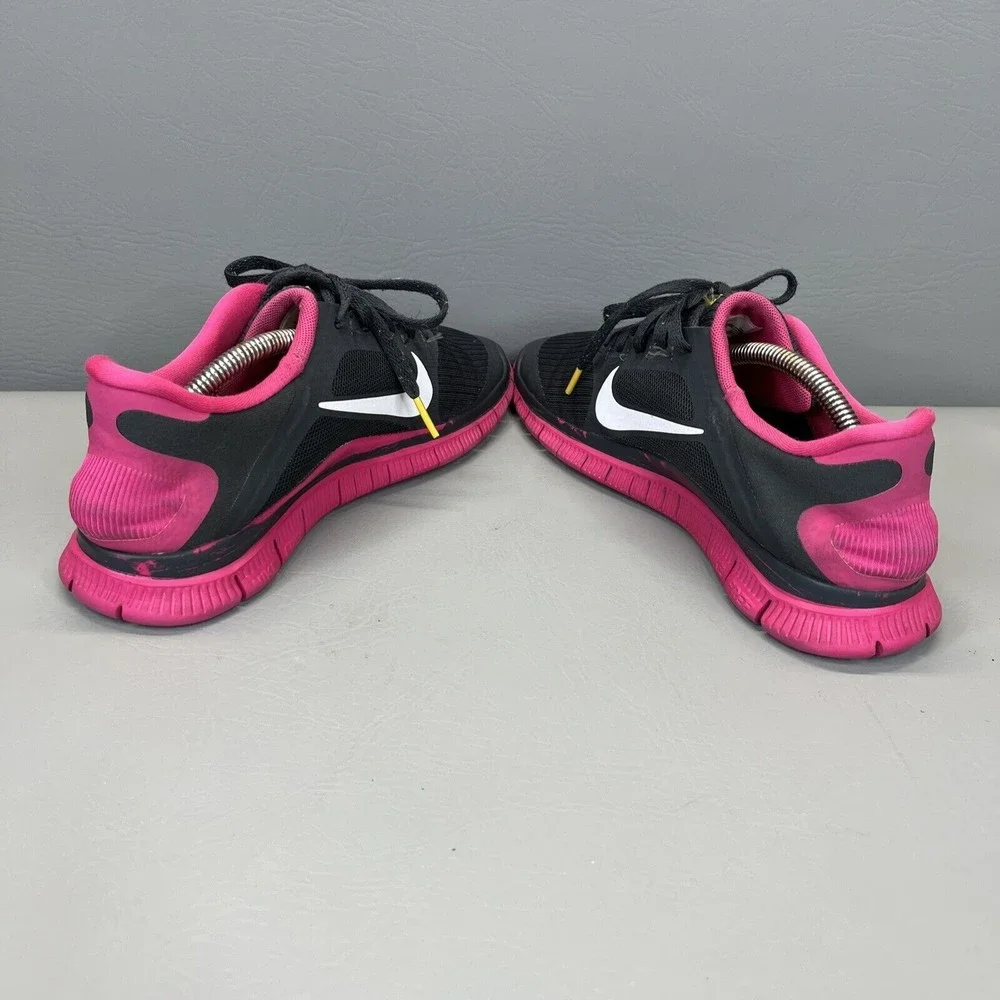 Nike Free V3 Livestrong 586296 Gray Pink Running Shoes Womens 9